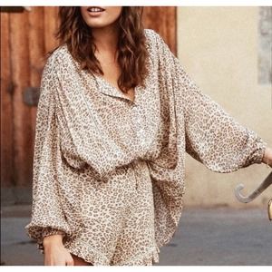 Spell & The Gypsy Collective Frankie Blouse in Cheetah